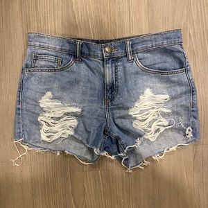Denim shorts